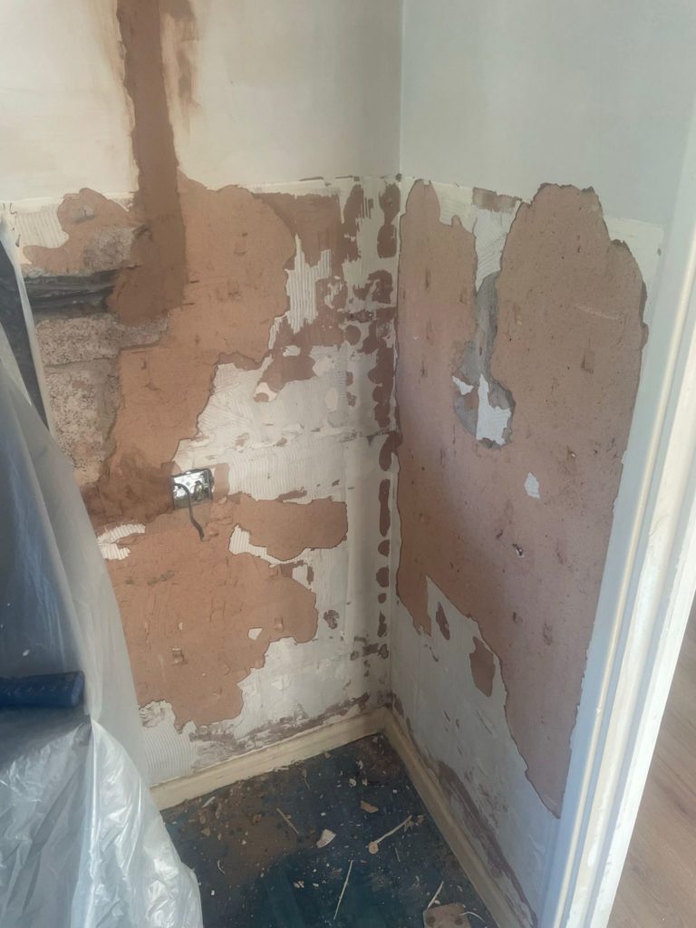 Patch Plastering - before